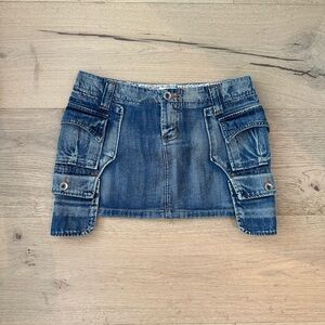 2000’s Denim Utility Mini Skirt